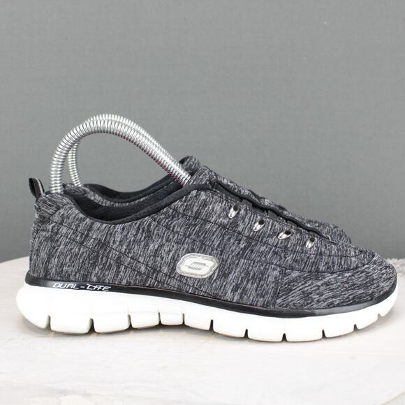 Skechers Shoes - Skechers Slip On Sneakers Womens 6.5 Gray Mesh Comfort